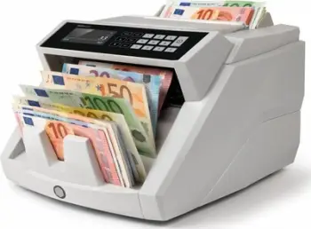 Makina për numërim kartëmonedhash Safescan 2465-S, profesionale, ekran LCD, e zezë e bardhë