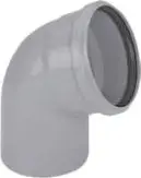 Bërryl plastike Magnaplast HTB DN160, 45°, gri