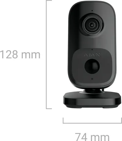 Kamerë e brendshme Ajax IndoorCam, 4 Mpx, WiFi, e zezë - 2