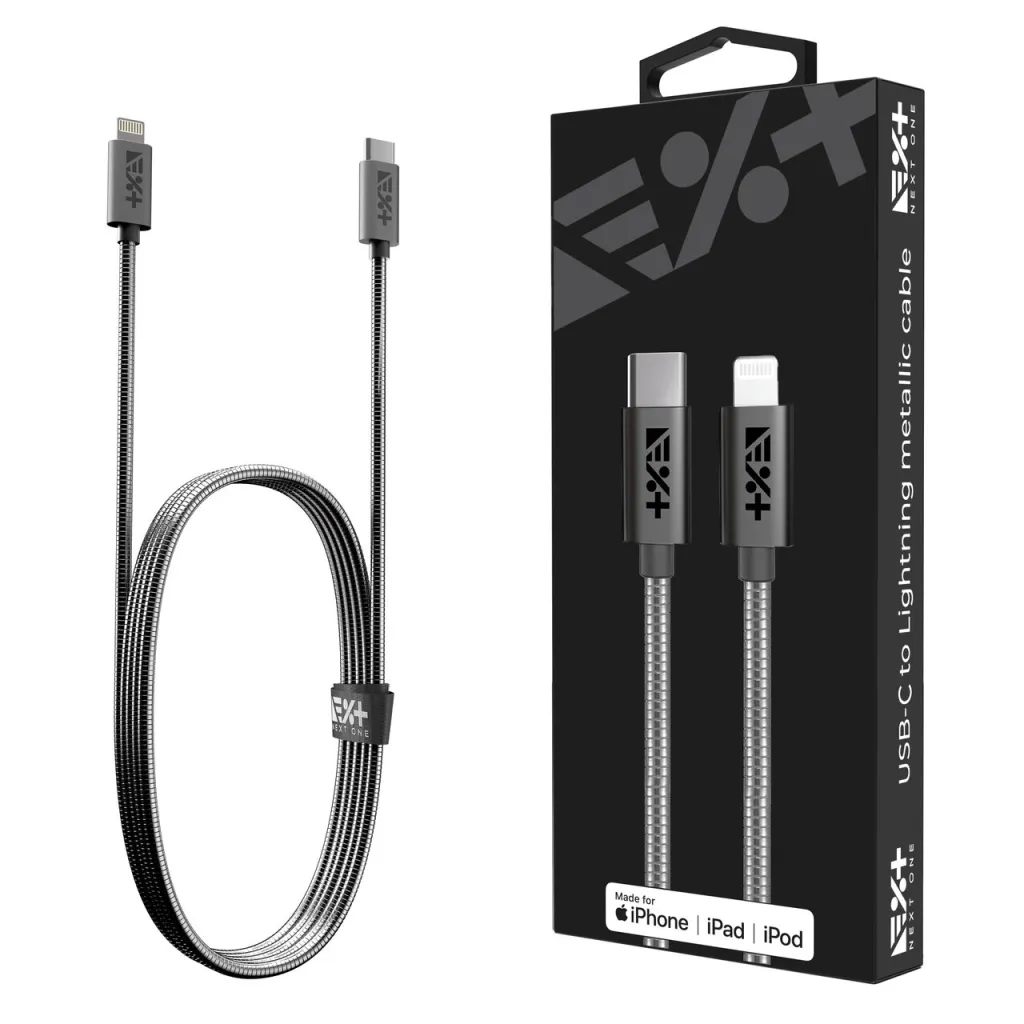 NEXT ONE USB-C to Lightning (1.2m) Metalic Cable - 1