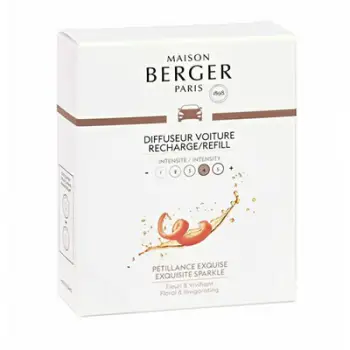 Mbushje për shpërndarësin aromatik të veturës Maison Berger Paris Exqusite Sparkl, 2 copë
