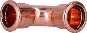 Gyp bashkues drejt Kan-therm Copper Press, 22 mm, bakër