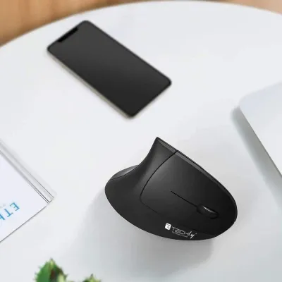 Maus wireless Techly IM 1200-VM-B, 1600 DPI, 7 butona, i zi - 3