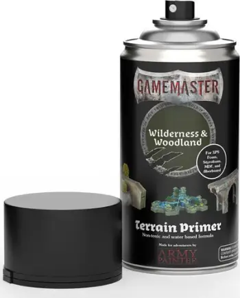 Spray primer për terrene Army Painter Gamemaster Wilderness and Woodland, 350 g, i gjelbër natyral