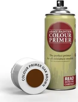 Spray primer The Army Painter Color Primer Oak Brown, akrilik, 400ml, kafe e errët