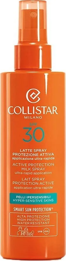Spray qumështi për trup Collistar Active Protection, SPF30, 200ml - 1