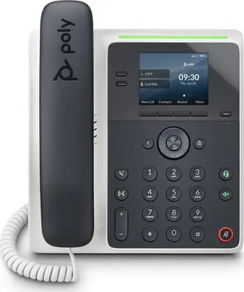 Telefoni IP HP Poly Edge E100, ekran 2.8", PoE, i bardhë midnight blue