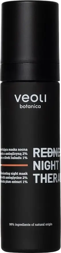 Maskë nate për fytyrë Veoli Botanica Redness Night Therapy për femra, 50ml