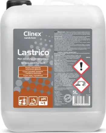 Lëng pastrues për dysheme Clinex Lastrico, profesional, për terrazzo dhe gur, transparent