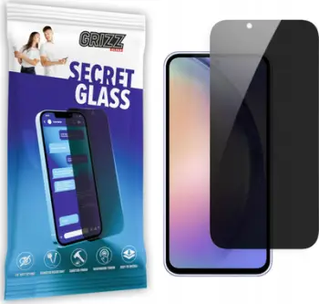 Xham mbrojtës GrizzGlass SecretGlass për Samsung Galaxy A54, privacy, transparents