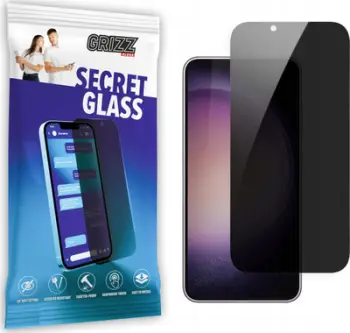 Xham mbrojtës GrizzGlass SecretGlass për Samsung Galaxy S23 Plus, privacy, i tejdukshëm