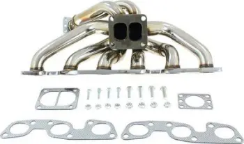 Kolektor shkarkimi TurboWorks për Nissan Skyline R32 R33 R34 GTR RB26DETT, flanxhë T4, çelik inoks