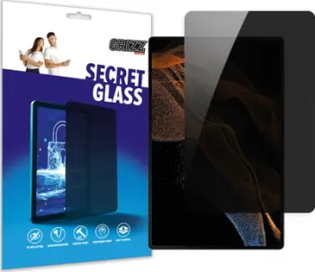 Xham mbrojtës GrizzGlass SecretGlass për Samsung Galaxy Tab S9 Plus, privacy, xham i temperuar, transparent