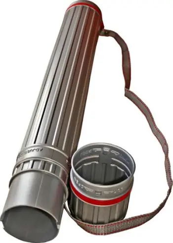 Tub plastik Titanum Grey Tube, 60-110cm, diametër 8.5cm, gri