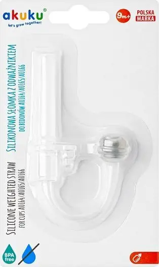 Tub rezervë për shishe Akuku A0167, për modele A0164 A0165 A0166, silikon, transparent