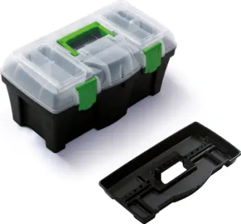 Kuti veglash Orno Tool Box Caliber, kapacitet 11.5 kg, me organizues të brendshëm, e zezë