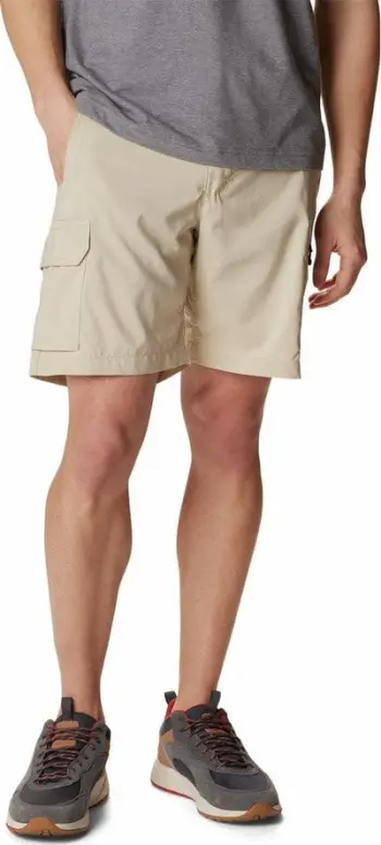 Shorce cargo Columbia Silver Ridge Utility për meshkuj, poliester i lehtë, ngjyrë bezhë