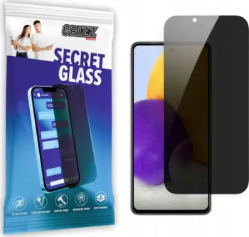 Xham mbrojtës GrizzGlass SecretGlass Samsung Galaxy A72 4G, privatësi, i tejdukshëm