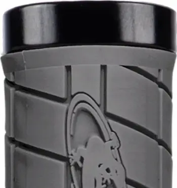 Doreza biçiklete Lizard Skins Dual Lock On Logo, sistem Lock On, kapje komode, të zeza
