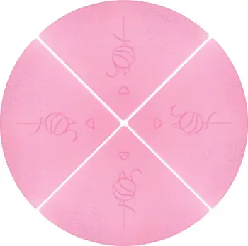 Sfungjer për makijazh SugarPowder Tri-Shape për femra, 4 copë rozë