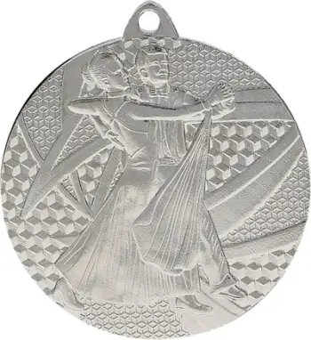 Medalje argjendi për vallëzim, çelik, 2cm