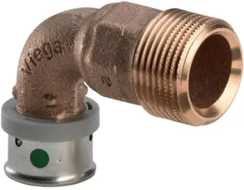 Bërryl tranzicioni 90° Viega Pexfit Pro 4714, 25mm, 3/4"