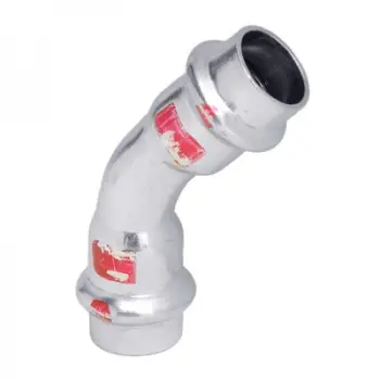 Bërryl tubash Viega Prestabo 558291, 28mm, 45°, çelik