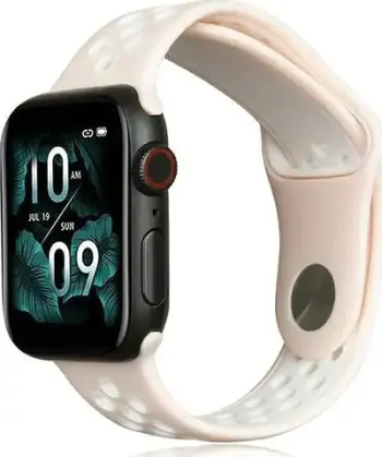 Rrip dore Beline Sport Silicone për Apple Watch, 38/40/41mm, rozë