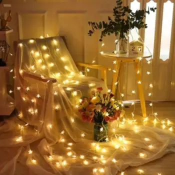Set RoGer LED Lights String of Stars, 100 drita