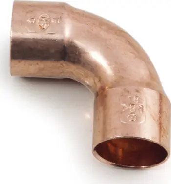 Koleno bakri Ibp 5000, dyfisht, 90°, 18mm