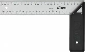 Gonji matës Luna Tools Luna Square, 250 mm, plastika ABS, çelik inox