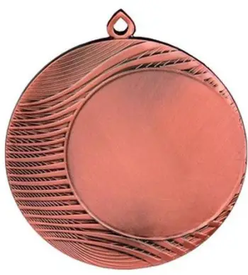 Medalje çeliku Victoria Sport Medal, 50mm, me vend për emblemë, kafe