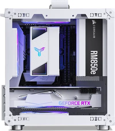 Kutia kompjuterike Jonsbo C6, ITX, USB-C, e bardhë - 5