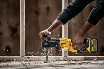 Makinë këndore pa kabllo DeWalt DCD444, 18V XR, pa bateri, e verdhë