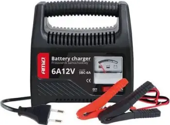 Karikues baterie AMiO 02085, 6A, 12V, portativ