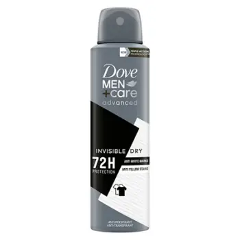 Sprej antidjersitës për meshkuj Invisible Dry DOVE, 150 ml