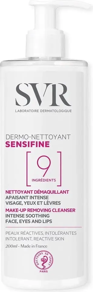 Largues grimi për femra SVR Sensifine Dermo-Nettoyant Intensively Soothing, 400ml
