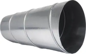 Tub spirale çeliku Spiroflex Spiral Pipe Rolled Rigid 160mm, gjatësi 1.5m, metalik