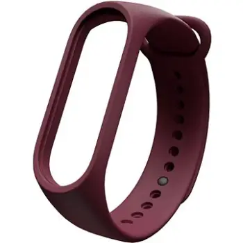 Rrip dore Eternico Essential për Xiaomi Mi Band 5 6 7, TPU, i kuq verë
