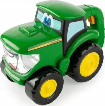 Elektrik lodër John Deere Johnny Tractor, dritë LED, për fëmijë, jeshil