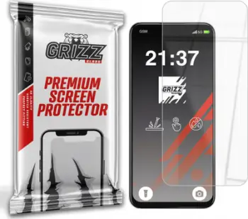 Xham mbrojtës hibrid Grizz HybridGlass 9H për Tecno Spark 30C, transparencë e lartë