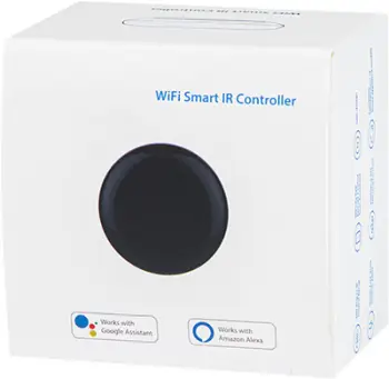 Telekomandë inteligjente Tuya Smart IR, WiFi, kontroll pajisjesh shtëpiake, e zezë