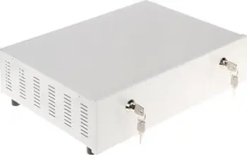 Kutia metalike Pulsar AWO-445, 405 x 305 x 110mm, për regjistrues sigurie, e bardhë