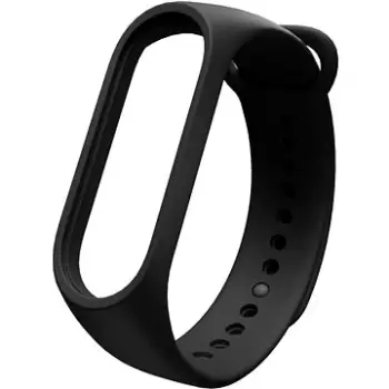 Rrip dore Eternico Essential për Xiaomi Mi Band 5 6 7, TPU, i zi