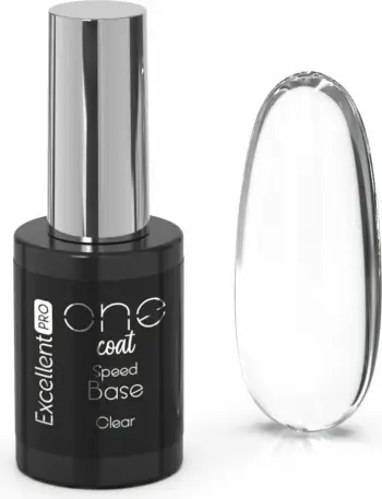 Bazë hibride për thonj Excellent PRO One Coat Speed Base për femra, e tejdukshme, 11g