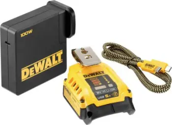 Karikues baterie DeWALT XR DCB094K, 18V, 5A, me prizë EURO
