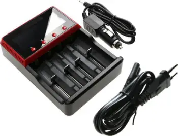 Karikues baterie CoreParts MBXBTCHR-AC0045, për pajisje IT, i zi