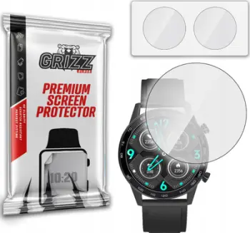 Xham mbrojtës hibrid Grizz HybridGlass për Watchmark WDT95, 2 copa, transparent