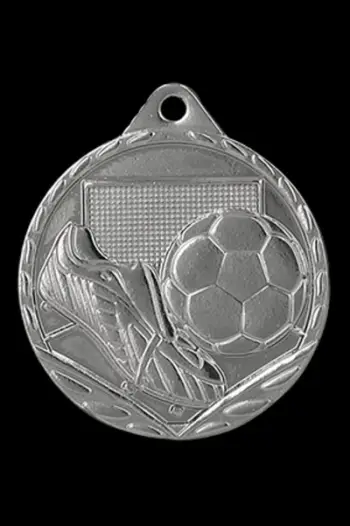 Medalje futbolli Victoria Sport Steel Medal, 32mm, argjendi