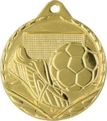 Medalje futbolli Victoria Sport Steel Medal, çelik, ari